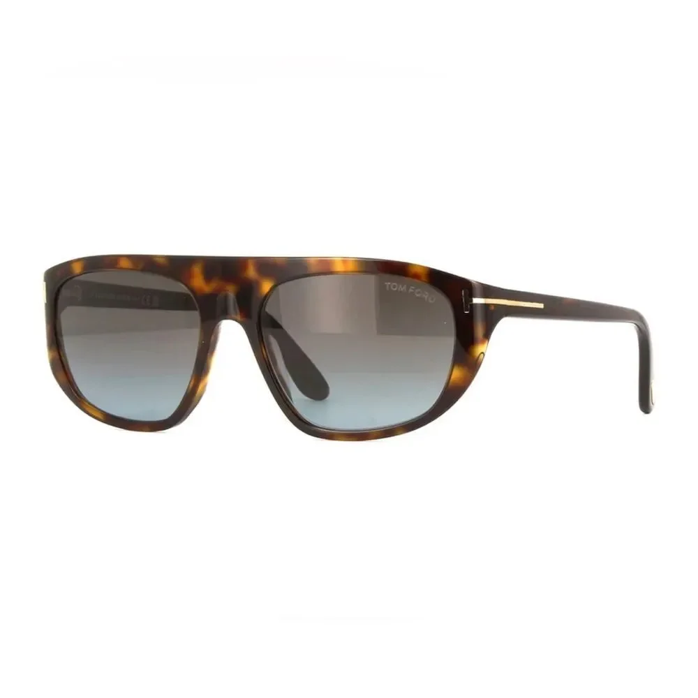 TOM FORD Rectangular Frame Sunglasses in Havana, NWT